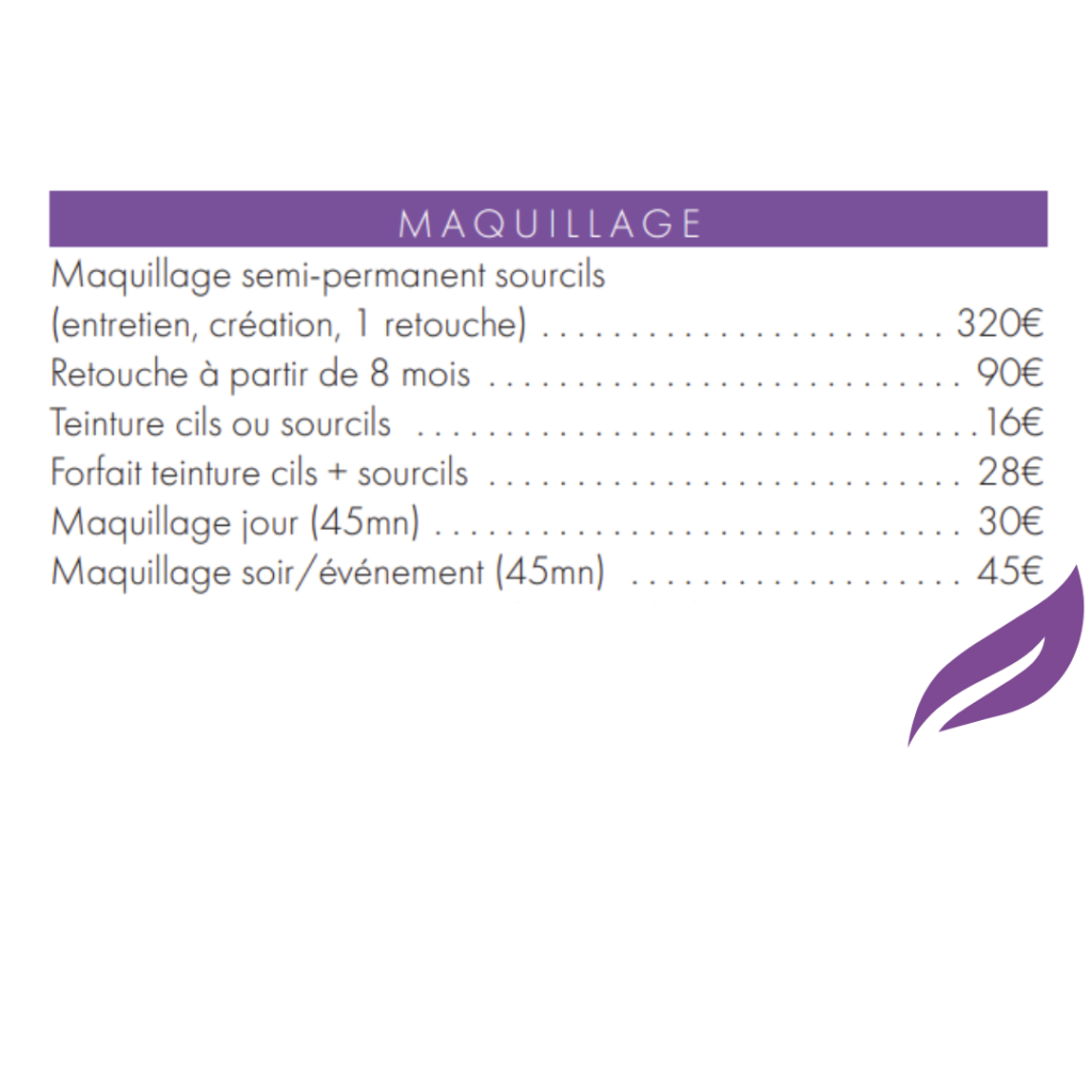 Tarifs sourcils parfaits à Montarnaud